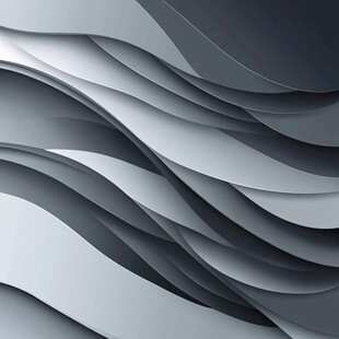 灰白波浪抽象纹理背景图