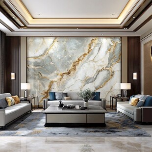 奢华大理石背景客厅设计