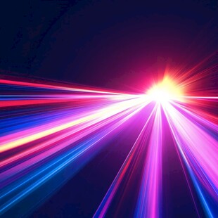 炫彩光线特效背景图