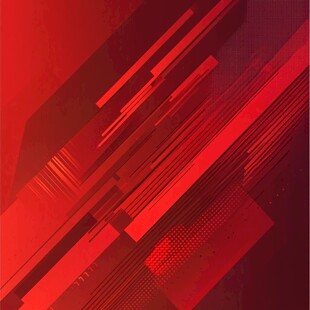 红色几何线条抽象背景图