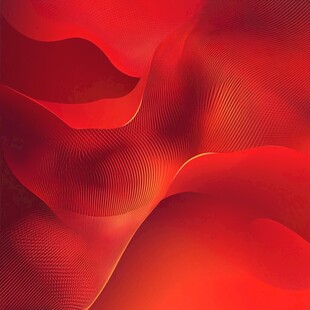 红色动感渐变波纹背景图