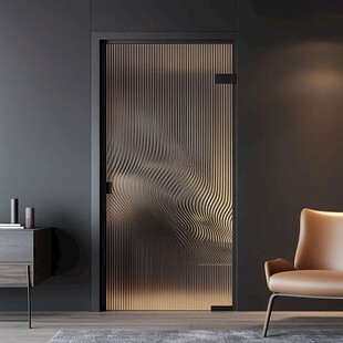 现代风格金属纹理艺术房门