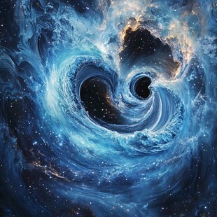梦幻宇宙漩涡星云奇观