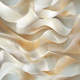 流动质感的米色波浪纹理