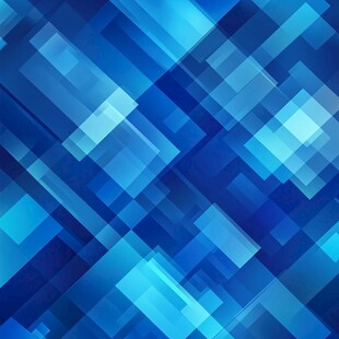 蓝色几何方块科技风背景
