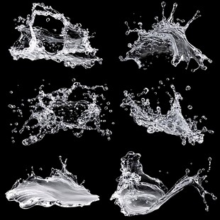 水花飞溅动态集合