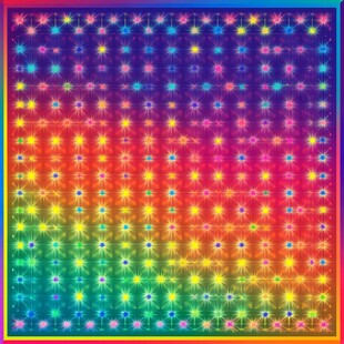 绚丽多彩几何图案背景图