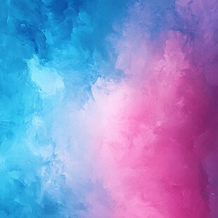 梦幻蓝粉渐变水彩背景
