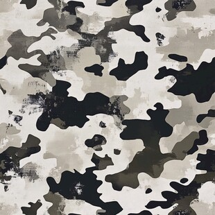 黑白迷彩图案纹理背景