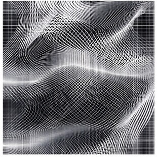 黑白网格线条抽象动感图案