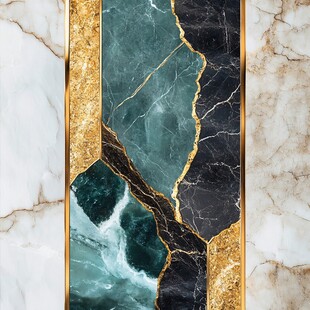 奢华大理石拼贴装饰图案