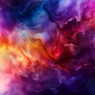 梦幻炫彩流体艺术背景