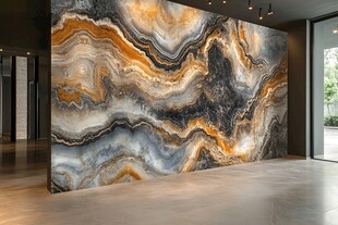 奢华大理石纹理艺术背景墙