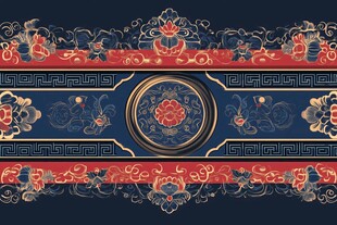 中式传统花纹古典装饰图案