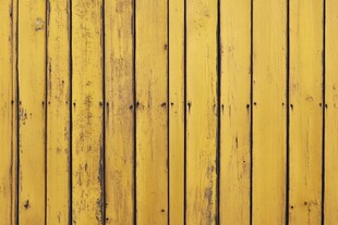 黄色老旧木板墙面纹理
