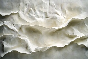 褶皱白纸纹理特写