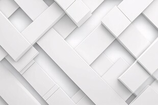 白色立体几何块状背景图