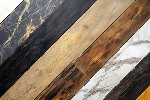 多样地板材质展示