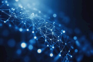 科技感网络连接背景图