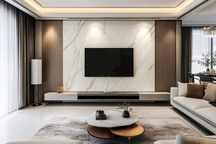 现代简约风客厅优雅空间