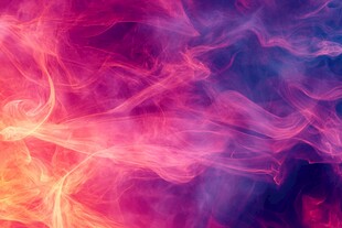 梦幻绚丽彩色烟雾背景图