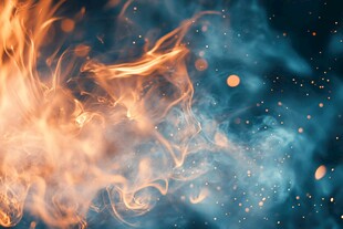 梦幻炫彩火焰特效画面