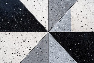 几何拼接水磨石瓷砖图案