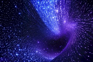 梦幻星空粒子漩涡特效