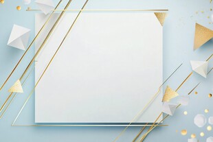 简约几何风空白背景图