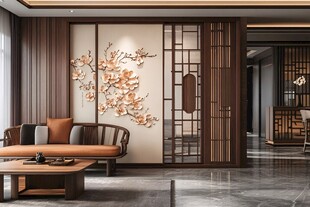 中式客厅 雅致装饰与家具