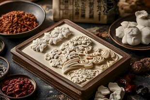 中式糕点模具与传统食材