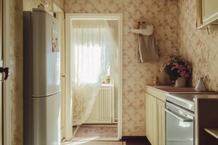 温馨复古风厨房一角