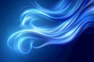 蓝色动感炫光流线背景图