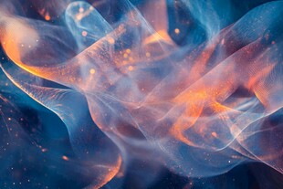 梦幻流动的炫彩烟雾效果