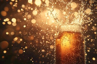 啤酒飞溅 闪耀欢乐瞬间