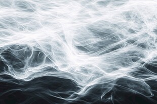 缥缈白烟雾态纹理画面