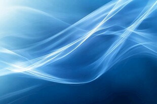 蓝色动感光线抽象背景图