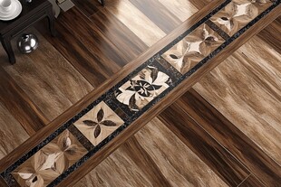 精美拼花木地板装饰效果