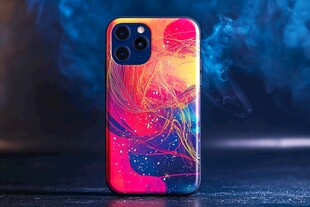 炫彩抽象风手机壳展示