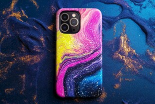 绚丽星空风手机壳展示