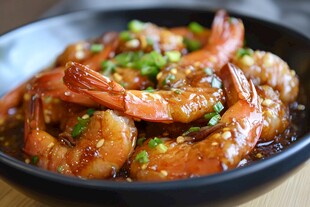 香辣美味蒜蓉大虾