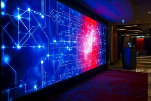 科技感十足的数字艺术大屏