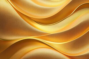 金色流动曲线背景纹理