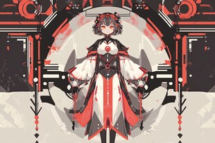 未来感国风少女形象设计