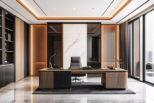 现代简约风豪华办公室