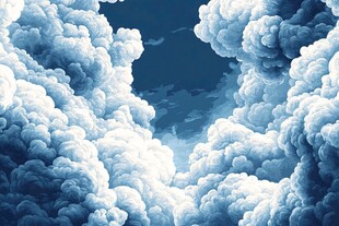 梦幻云海中的天空奇景