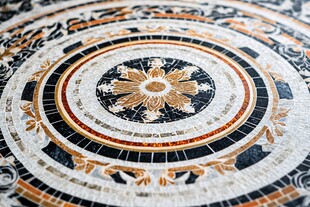 精美欧式花纹地面瓷砖