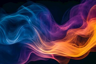 炫彩流动烟雾背景特效