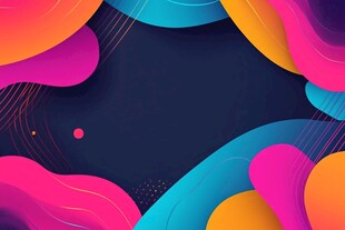 炫彩流体背景设计图