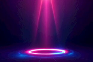 炫彩霓虹舞台灯光效果